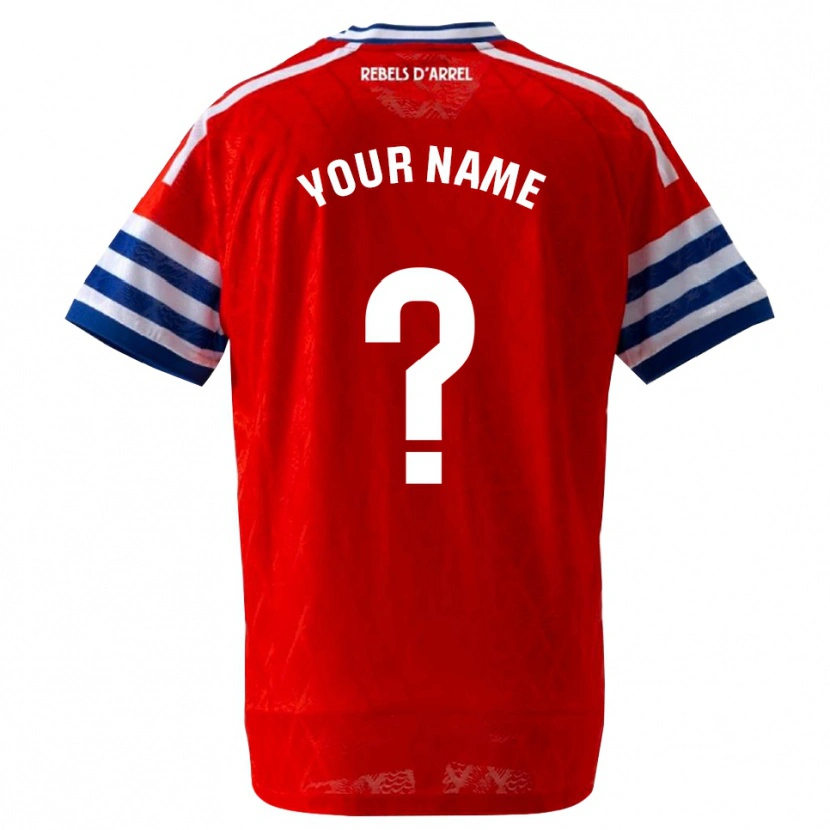 Danxen Homme Maillot Votre Nom #0 Bleu Royal Rouge Tenues Extérieur 2026/27 T-Shirt