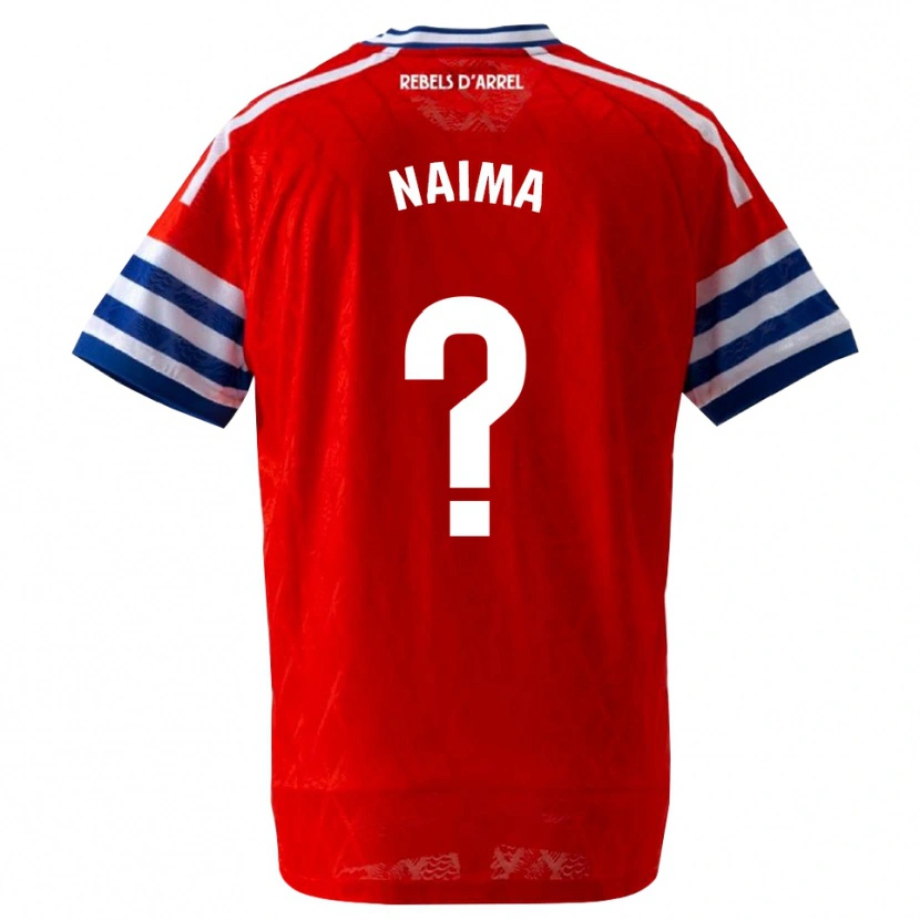Danxen Homme Maillot Naima García Aguilar #0 Bleu Royal Rouge Tenues Extérieur 2026/27 T-Shirt