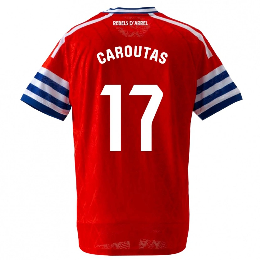 Danxen Homme Maillot Tim Caroutas #17 Bleu Royal Rouge Tenues Extérieur 2026/27 T-Shirt