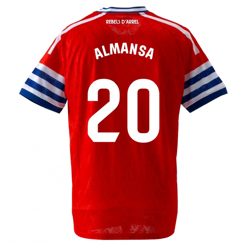 Danxen Homme Maillot Alex Almansa #20 Bleu Royal Rouge Tenues Extérieur 2026/27 T-Shirt