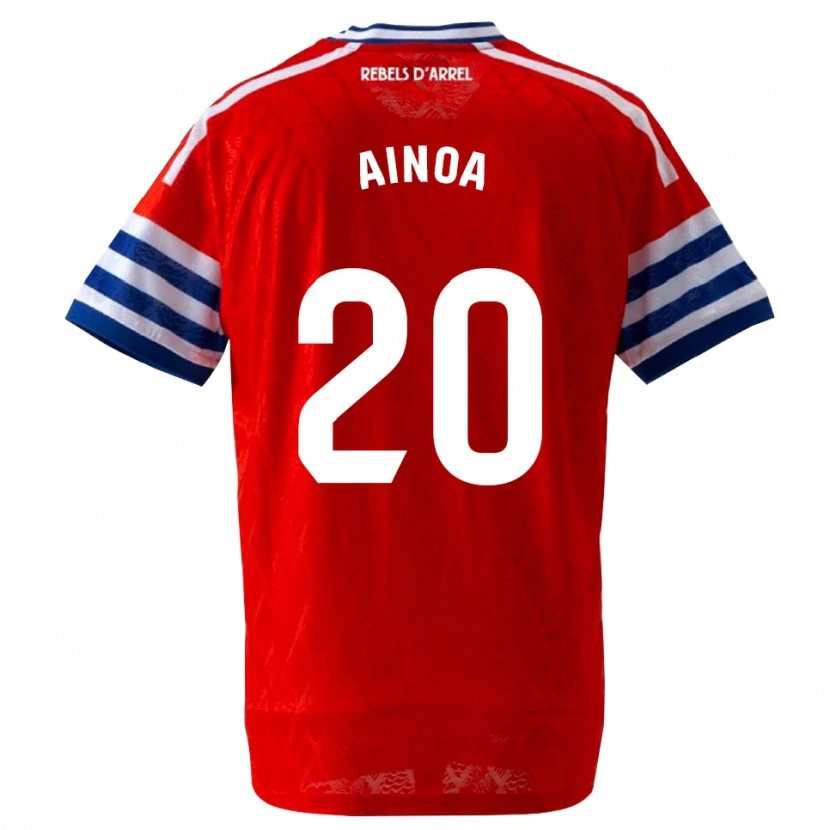 Danxen Homme Maillot Ainoa Campo #20 Bleu Royal Rouge Tenues Extérieur 2026/27 T-Shirt