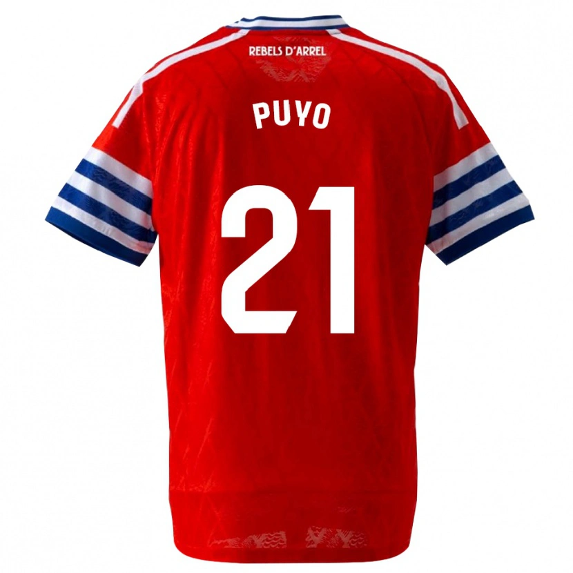 Danxen Homme Maillot Samuel Puyo #21 Bleu Royal Rouge Tenues Extérieur 2026/27 T-Shirt