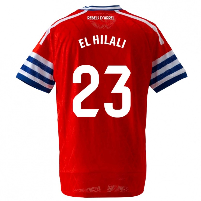 Danxen Homme Maillot Omar El Hilali #23 Bleu Royal Rouge Tenues Extérieur 2026/27 T-Shirt
