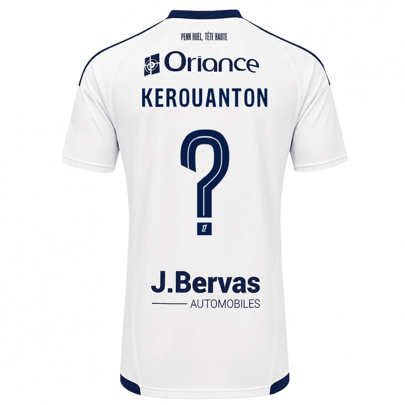 Danxen Homme Maillot Tania Kerouanton #0 Bleu Marine Blanc Tenues Extérieur 2026/27 T-Shirt