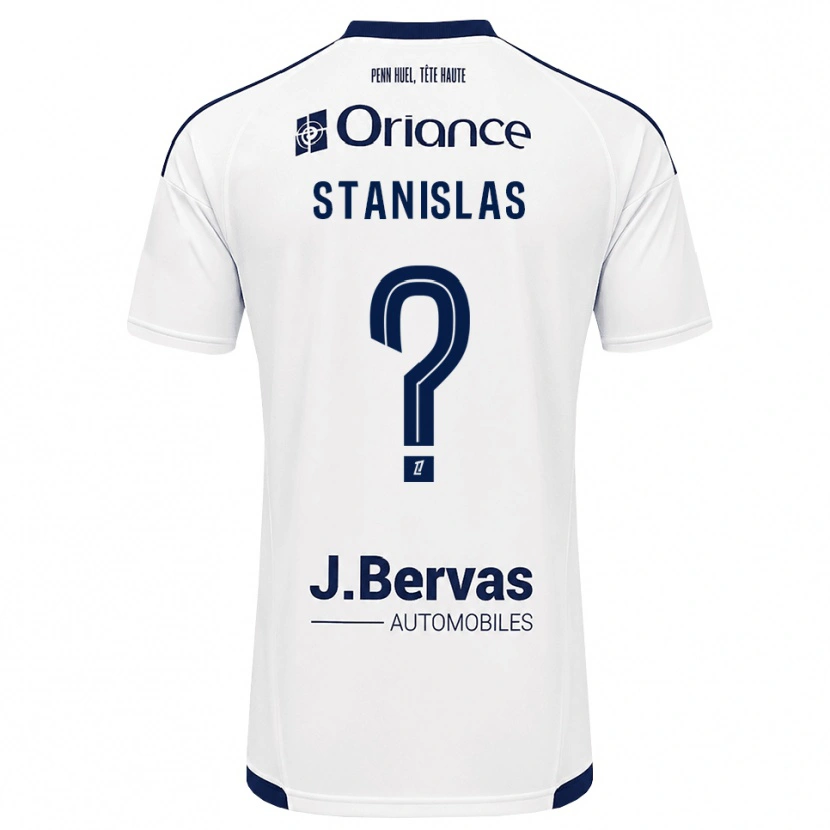 Danxen Homme Maillot Lohys Stanislas #0 Bleu Marine Blanc Tenues Extérieur 2026/27 T-Shirt