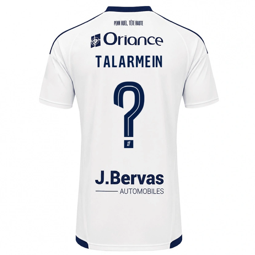 Danxen Homme Maillot Manon Talarmein #0 Bleu Marine Blanc Tenues Extérieur 2026/27 T-Shirt