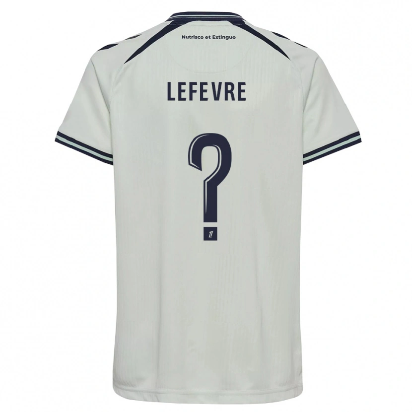 Danxen Homme Maillot Emmy Lefevre #0 Bleu Nuit Blanc Tenues Extérieur 2026/27 T-Shirt