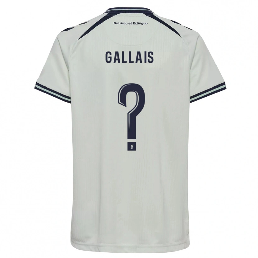Danxen Homme Maillot Thaïs Gallais #0 Bleu Nuit Blanc Tenues Extérieur 2026/27 T-Shirt