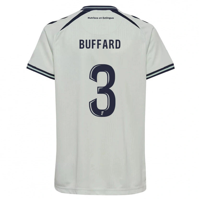 Danxen Homme Maillot Matthieu Buffard #3 Bleu Nuit Blanc Tenues Extérieur 2026/27 T-Shirt