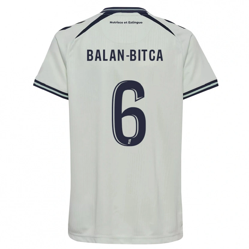 Danxen Homme Maillot Mario Balan-Bitca #6 Bleu Nuit Blanc Tenues Extérieur 2026/27 T-Shirt