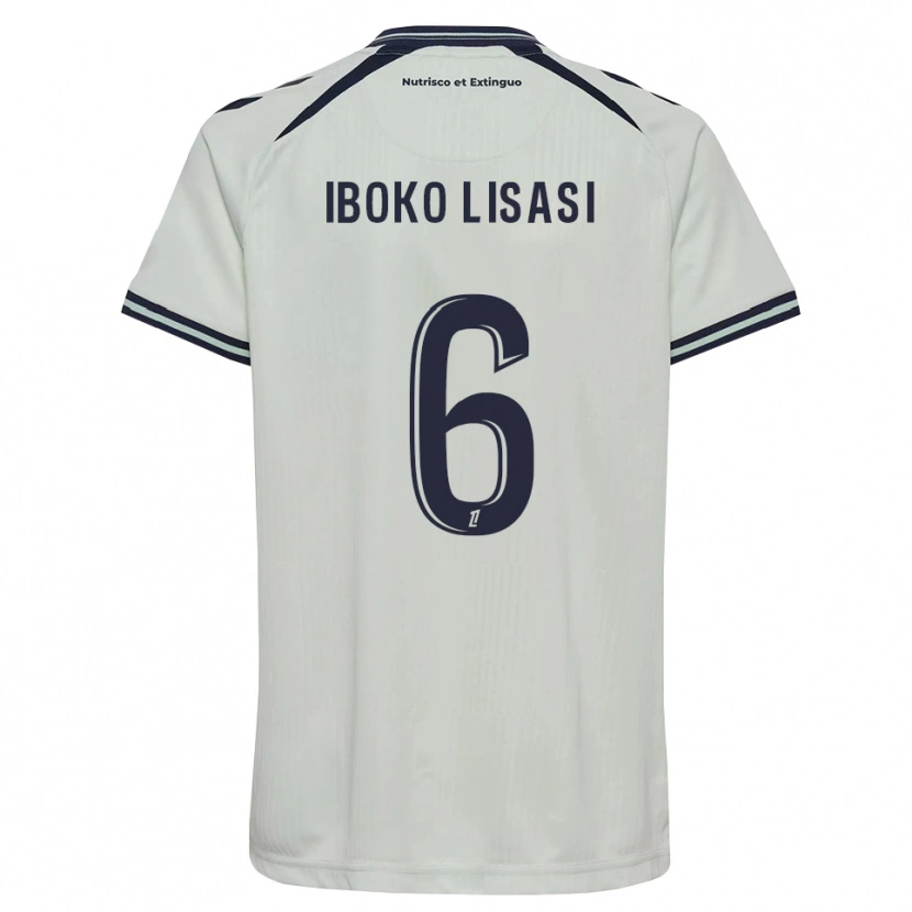 Danxen Homme Maillot Malachie Iboko Lisasi #6 Bleu Nuit Blanc Tenues Extérieur 2026/27 T-Shirt