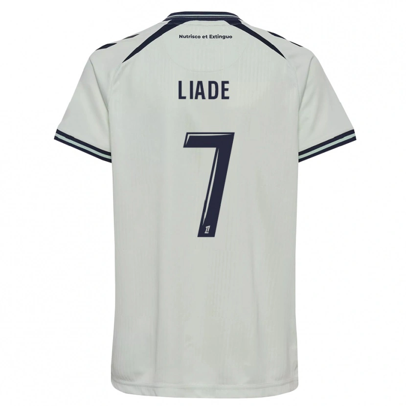 Danxen Homme Maillot Noah Liade #7 Bleu Nuit Blanc Tenues Extérieur 2026/27 T-Shirt