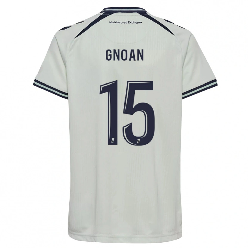 Danxen Homme Maillot Ebroni Gnoan #15 Bleu Nuit Blanc Tenues Extérieur 2026/27 T-Shirt