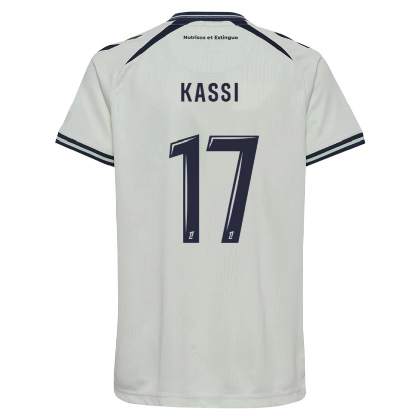 Danxen Homme Maillot Sarah Kassi #17 Bleu Nuit Blanc Tenues Extérieur 2026/27 T-Shirt