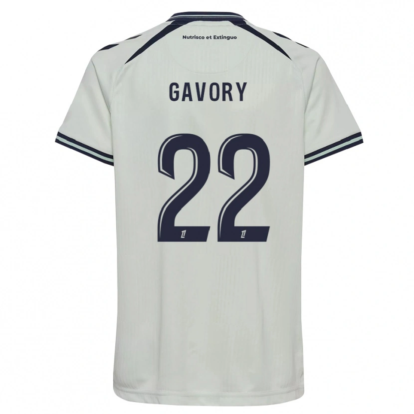 Danxen Homme Maillot Christy Gavory #22 Bleu Nuit Blanc Tenues Extérieur 2026/27 T-Shirt