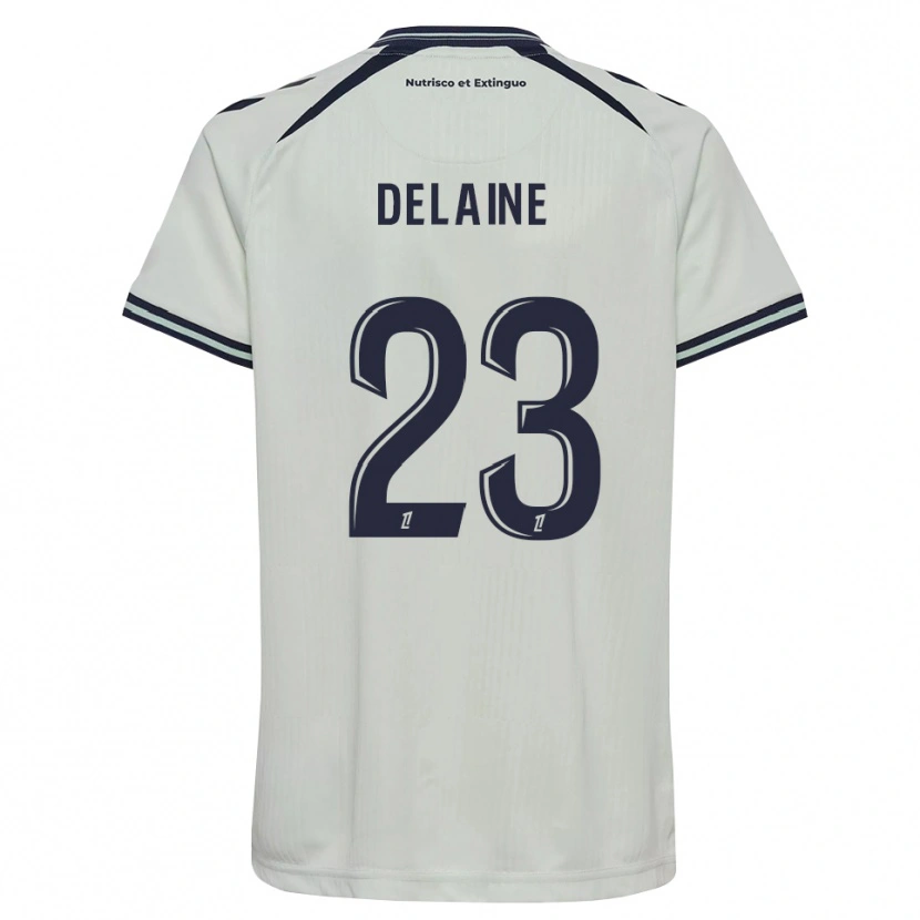 Danxen Homme Maillot Thomas Delaine #23 Bleu Nuit Blanc Tenues Extérieur 2026/27 T-Shirt