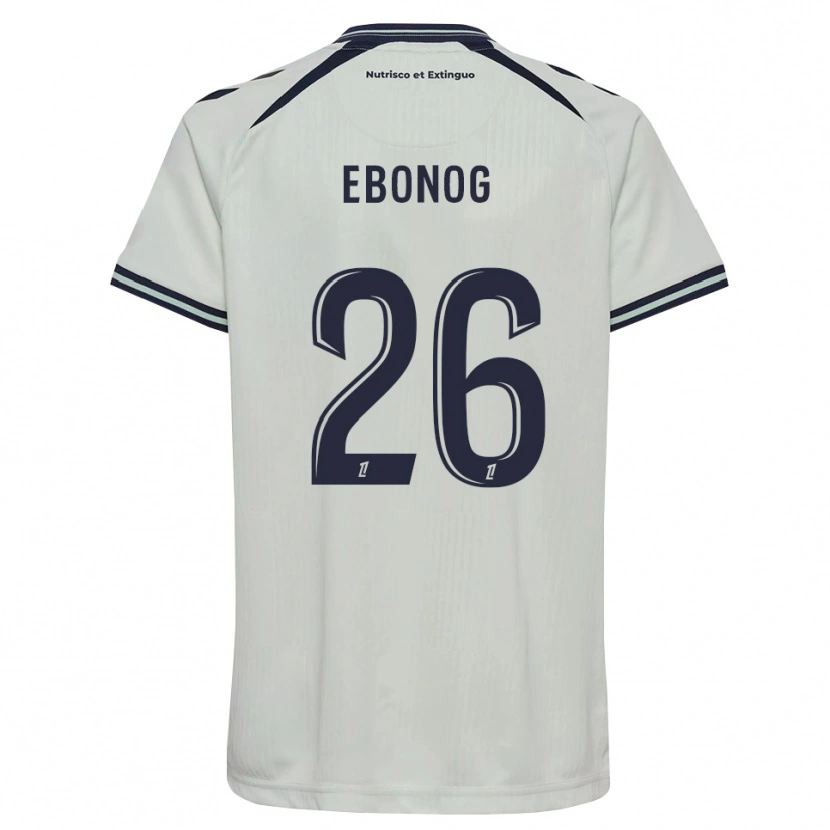 Danxen Homme Maillot Simon Ebonog #26 Bleu Nuit Blanc Tenues Extérieur 2026/27 T-Shirt