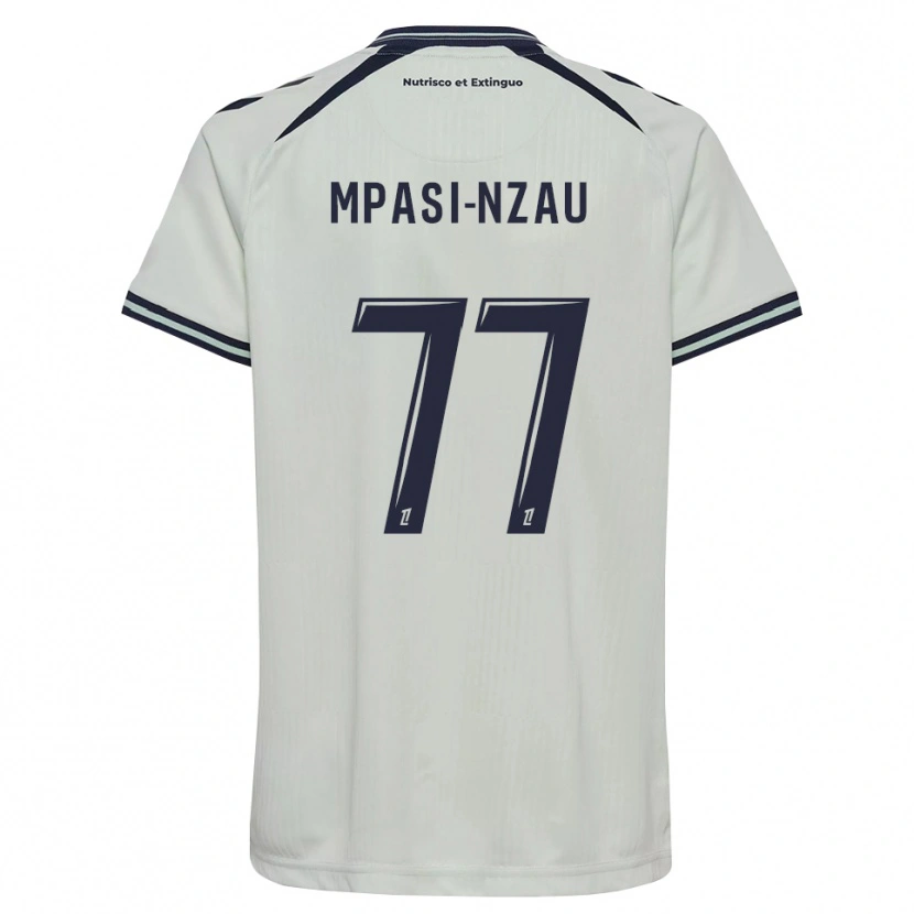 Danxen Homme Maillot Lionel Mpasi-Nzau #77 Bleu Nuit Blanc Tenues Extérieur 2026/27 T-Shirt