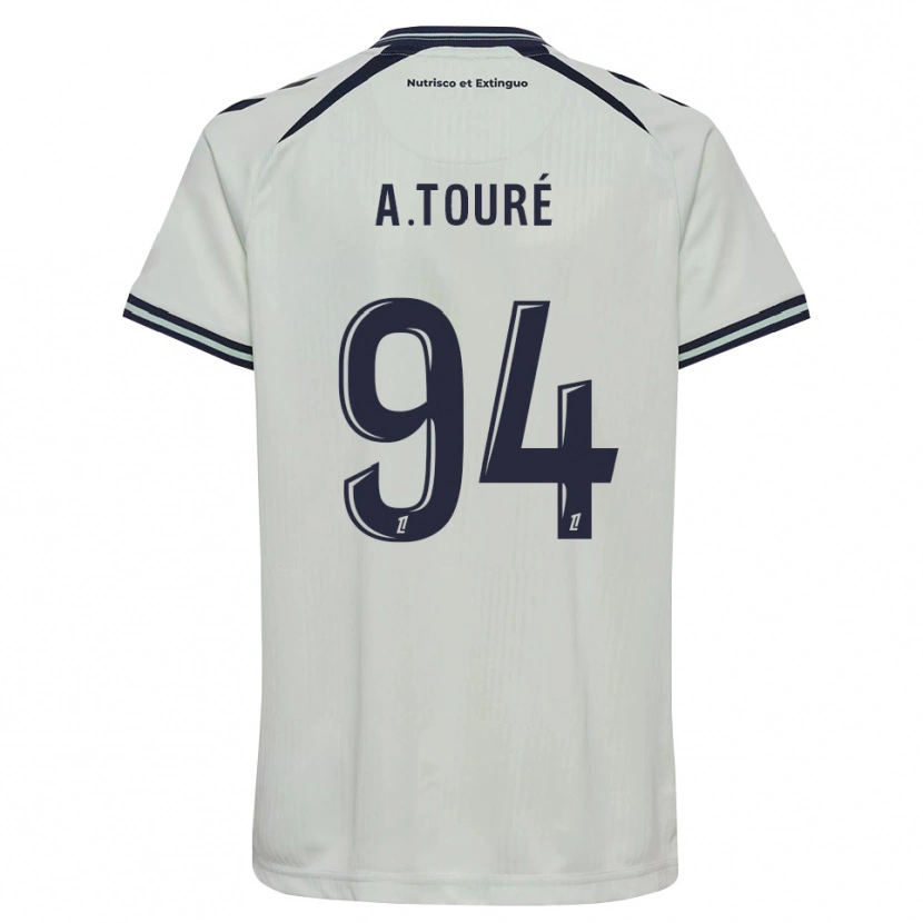 Danxen Homme Maillot Abdoulaye Touré #94 Bleu Nuit Blanc Tenues Extérieur 2026/27 T-Shirt