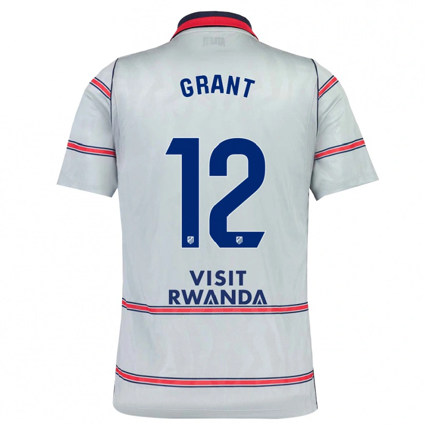 Danxen Homme Maillot Cristian Grant #12 Gris Rouge Bleu Marine Troisieme 2026/27 T-Shirt