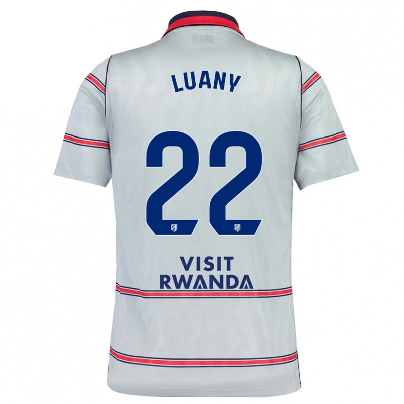 Danxen Homme Maillot Luany Vitória Da Silva Rosa #22 Gris Rouge Bleu Marine Troisieme 2026/27 T-Shirt