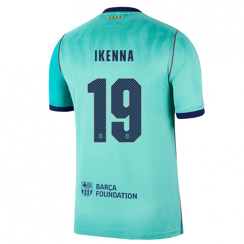 Danxen Homme Maillot Divine Ikenna #19 Aqua Turquoise Foncée Bleu Royal Troisieme 2026/27 T-Shirt
