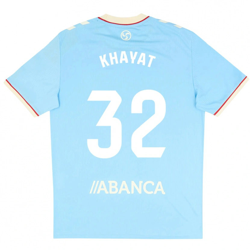 Danxen Femme Maillot Anthony Khayat #32 Bleu Ciel Blanc Rouge Tenues Domicile 2026/27 T-Shirt