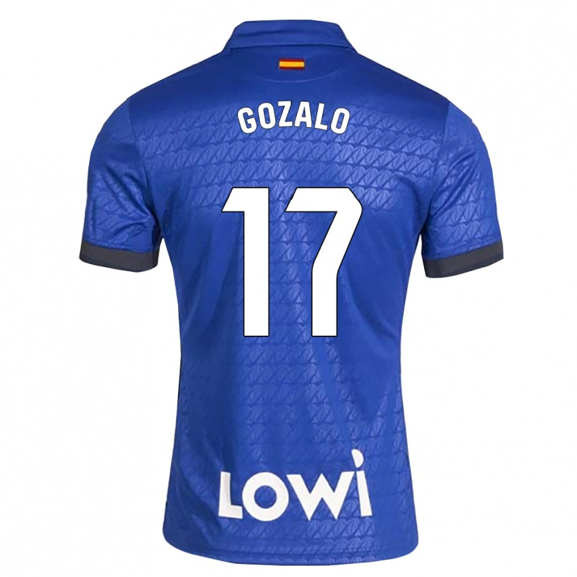 Danxen Femme Maillot Marcos Gozalo #17 Bleu Blanc Noir Tenues Domicile 2026/27 T-Shirt