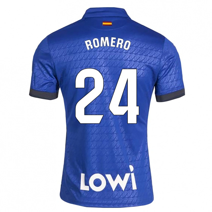 Danxen Femme Maillot Zaid Romero #24 Bleu Blanc Noir Tenues Domicile 2026/27 T-Shirt
