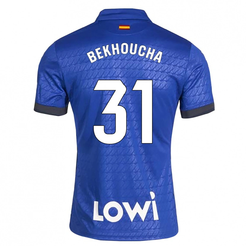 Danxen Femme Maillot Ismael Bekhoucha #31 Bleu Blanc Noir Tenues Domicile 2026/27 T-Shirt
