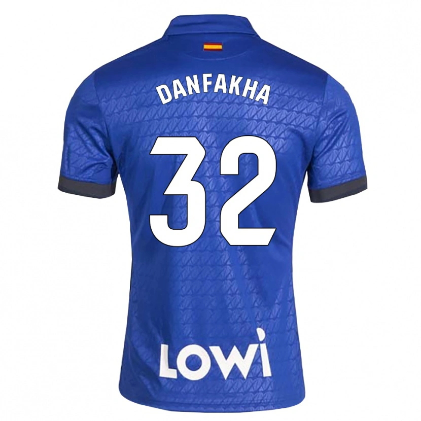 Danxen Femme Maillot Ibrahima Danfakha #32 Bleu Blanc Noir Tenues Domicile 2026/27 T-Shirt