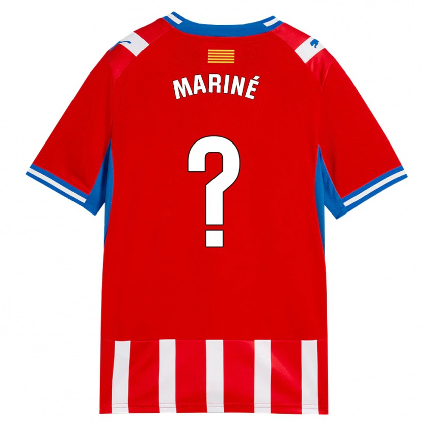 Danxen Femme Maillot Aleix Mariné #0 Rouge Blanc Bleu Ciel Tenues Domicile 2026/27 T-Shirt