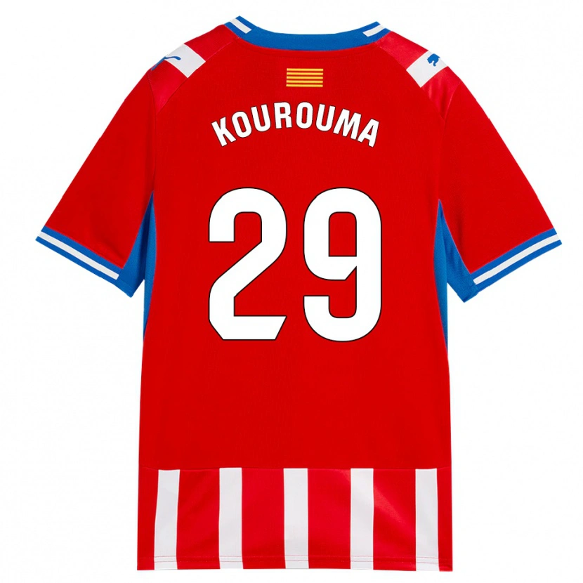Danxen Femme Maillot Lass Kourouma #29 Rouge Blanc Bleu Ciel Tenues Domicile 2026/27 T-Shirt