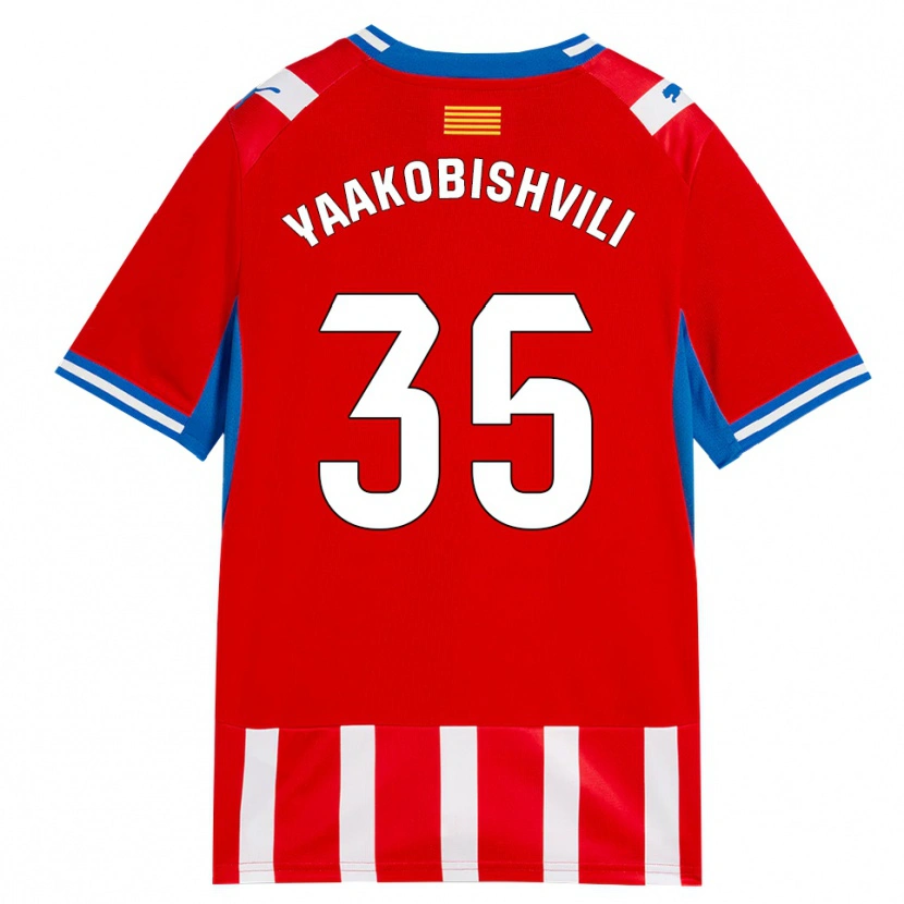 Danxen Femme Maillot Antal Yaakobishvili #35 Rouge Blanc Bleu Ciel Tenues Domicile 2026/27 T-Shirt