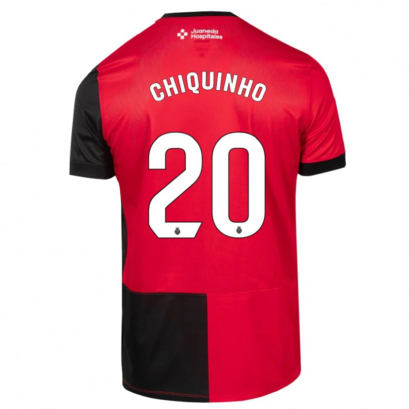 Danxen Femme Maillot Chiquinho #20 Noir Rouge Blanc Tenues Domicile 2026/27 T-Shirt