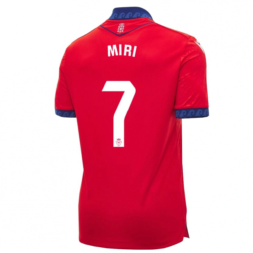 Danxen Femme Maillot Miriam Rivas Pinto #7 Rouge Bleu Marine Blanc Tenues Domicile 2026/27 T-Shirt