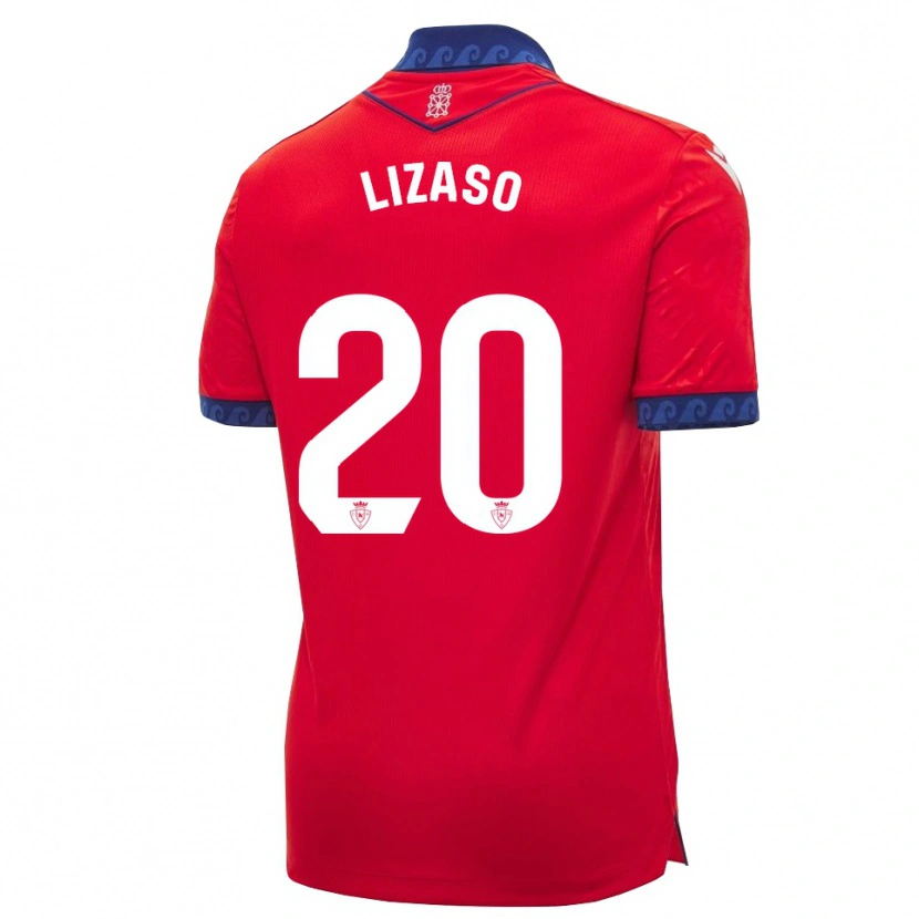 Danxen Femme Maillot Iker Lizaso #20 Rouge Bleu Marine Blanc Tenues Domicile 2026/27 T-Shirt