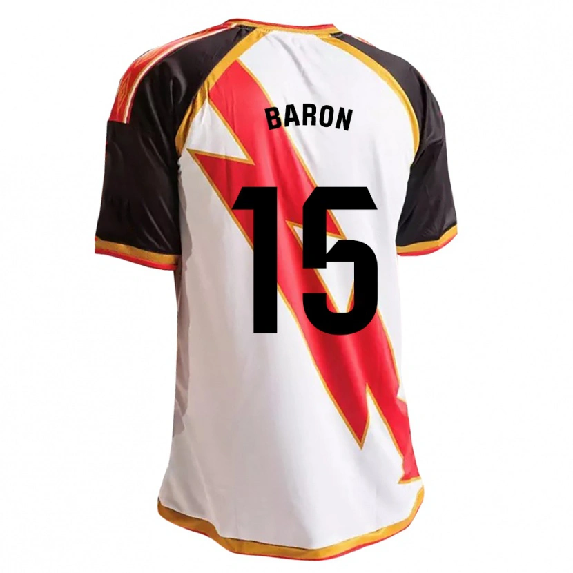 Danxen Femme Maillot Alexandru Baron #15 Noir Rouge Blanc Or Tenues Domicile 2026/27 T-Shirt