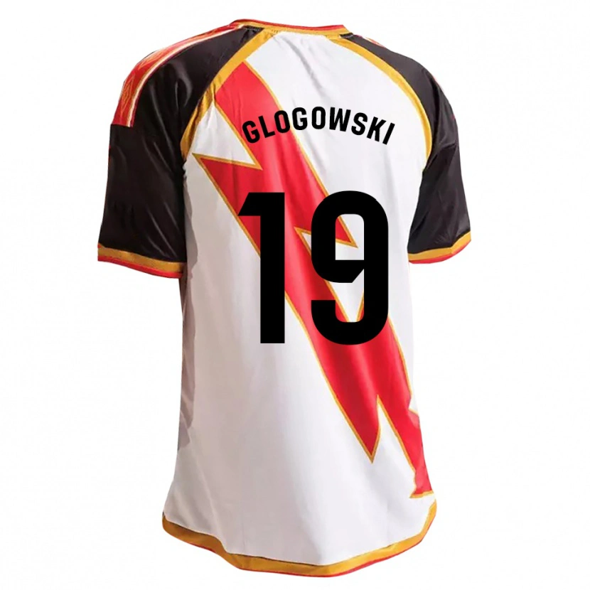 Danxen Femme Maillot Wiktor Glogowski #19 Noir Rouge Blanc Or Tenues Domicile 2026/27 T-Shirt
