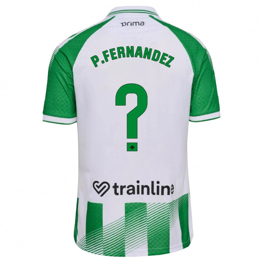 Danxen Femme Maillot Paulo Fernández #0 Vert Clair Noir Blanc Tenues Domicile 2026/27 T-Shirt