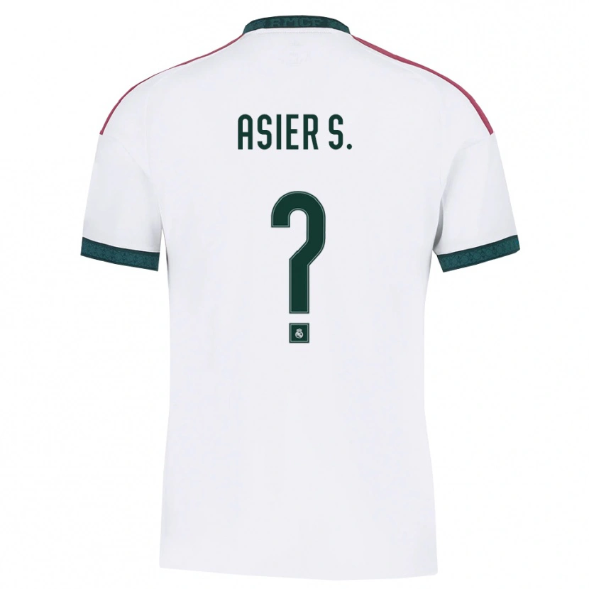 Danxen Femme Maillot Asier Sánchez #0 Vert Foncé Blanc Rouge Tenues Domicile 2026/27 T-Shirt