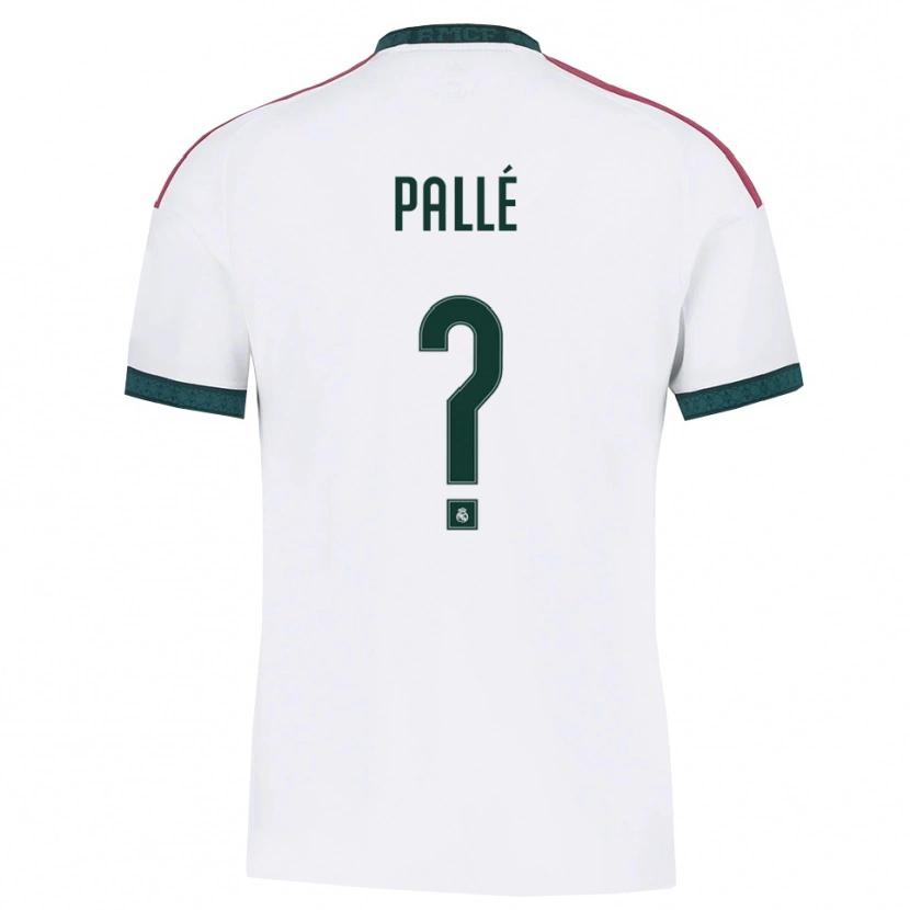 Danxen Femme Maillot Joel Pallé #0 Vert Foncé Blanc Rouge Tenues Domicile 2026/27 T-Shirt