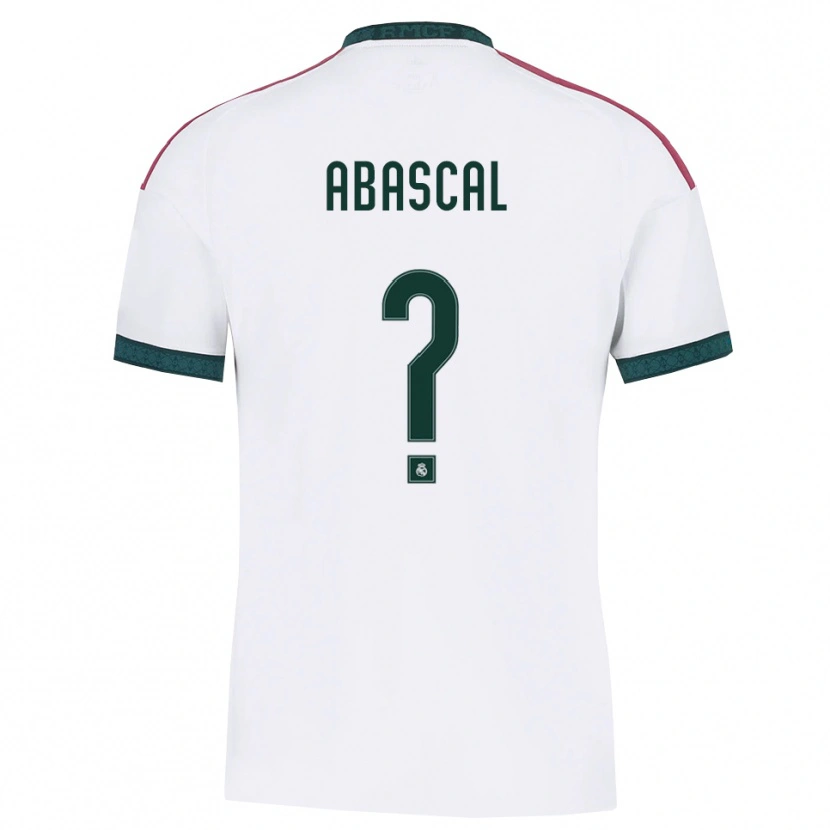 Danxen Femme Maillot Gorka Abascal #0 Vert Foncé Blanc Rouge Tenues Domicile 2026/27 T-Shirt