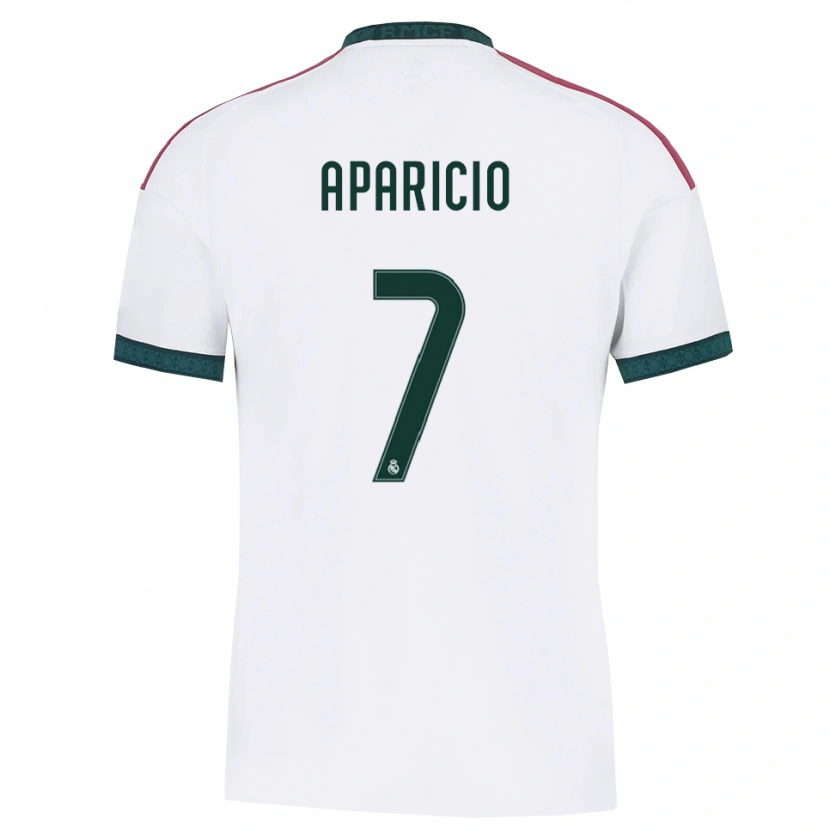 Danxen Femme Maillot Esteban Aparicio #7 Vert Foncé Blanc Rouge Tenues Domicile 2026/27 T-Shirt