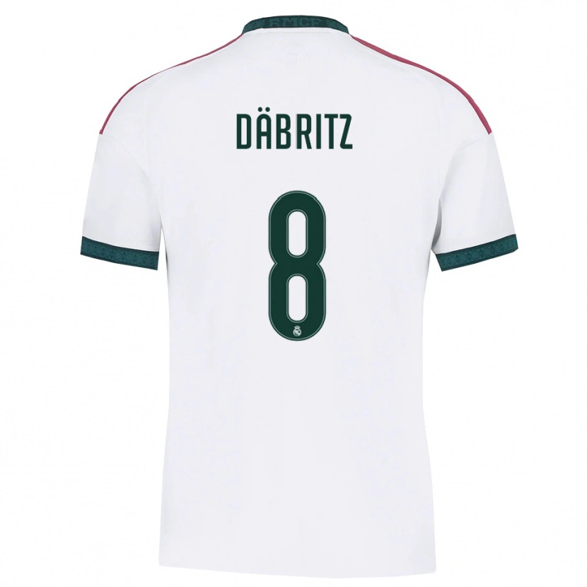 Danxen Femme Maillot Sara Däbritz #8 Vert Foncé Blanc Rouge Tenues Domicile 2026/27 T-Shirt