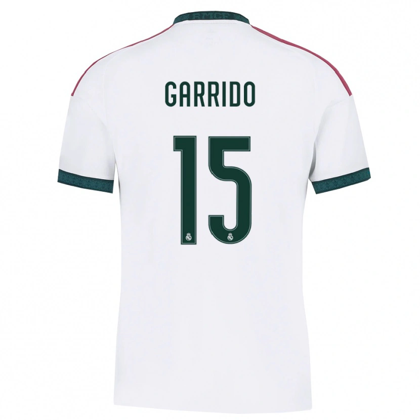 Danxen Femme Maillot Mateo Garrido #15 Vert Foncé Blanc Rouge Tenues Domicile 2026/27 T-Shirt