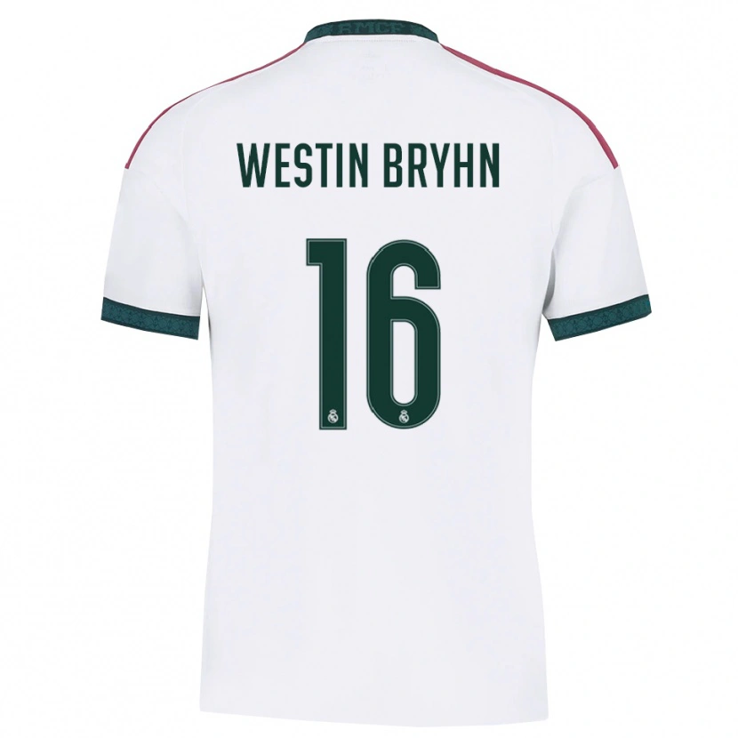 Danxen Femme Maillot Leon Westin Bryhn #16 Vert Foncé Blanc Rouge Tenues Domicile 2026/27 T-Shirt