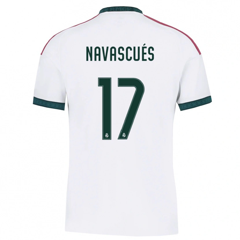 Danxen Femme Maillot Liberto Navascués #17 Vert Foncé Blanc Rouge Tenues Domicile 2026/27 T-Shirt