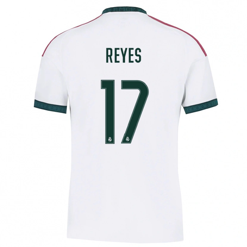 Danxen Femme Maillot José Reyes #17 Vert Foncé Blanc Rouge Tenues Domicile 2026/27 T-Shirt