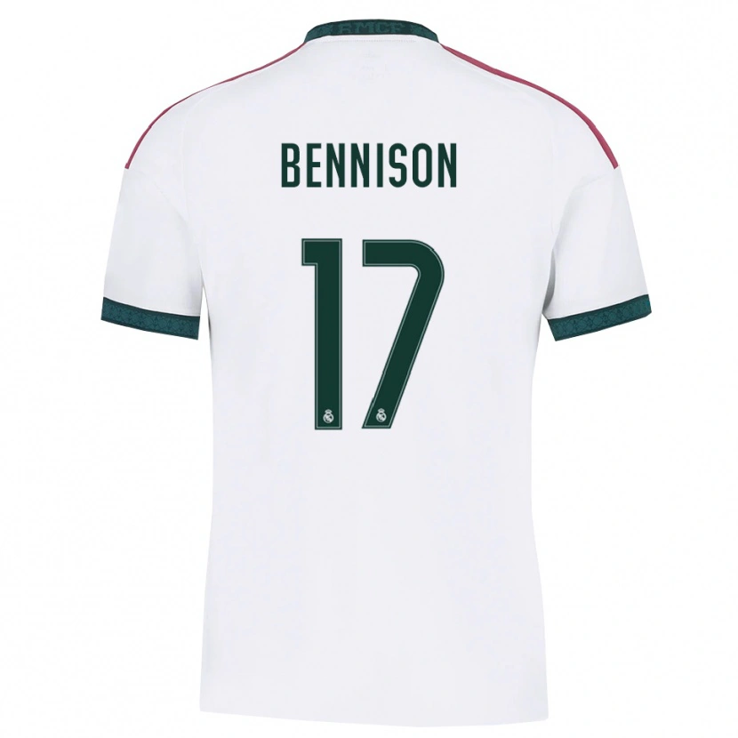 Danxen Femme Maillot Hanna Bennison #17 Vert Foncé Blanc Rouge Tenues Domicile 2026/27 T-Shirt
